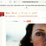 No Brasil, 50% a 80% das mães sofrem do baby blues. - Leia mais no Divã!