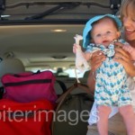 Viajando de carro com os pequenos